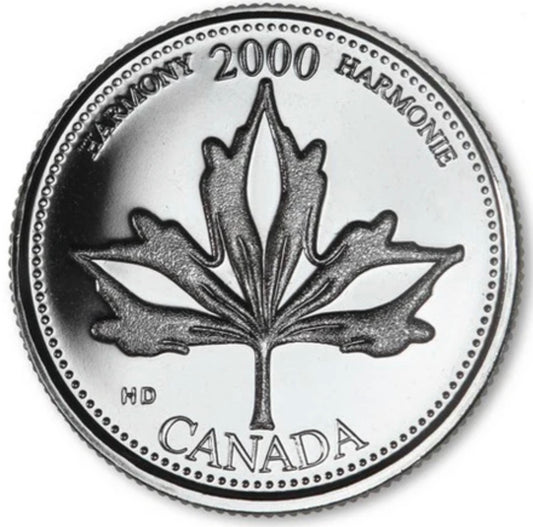 2000 Canada - 25 Cents - Millennium Quarters Series - Harmony