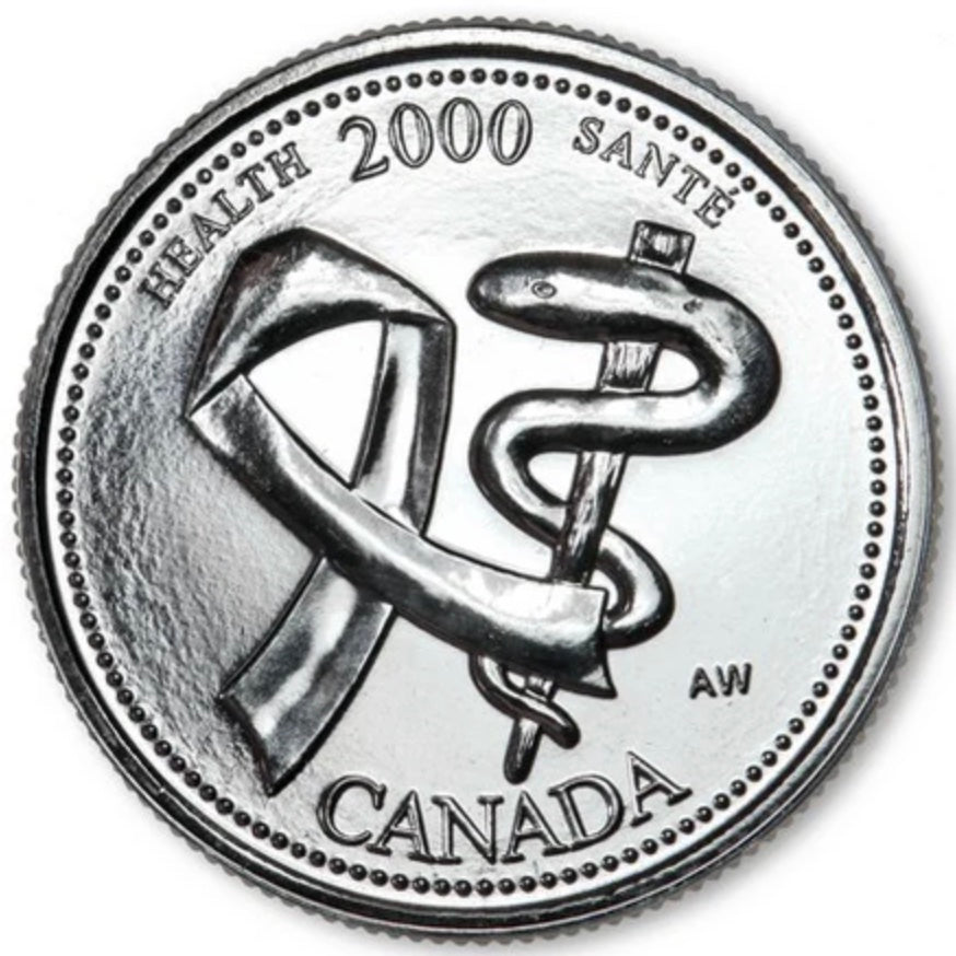 2000 Canada - 25 Cents - Millennium Quarters Series - Health
