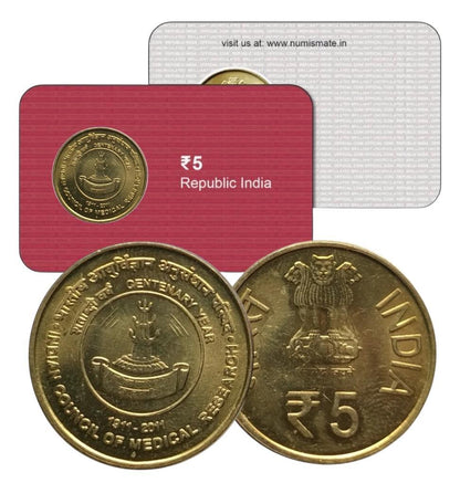 Rs.5 Commemorative Coin Cards - Set of 11