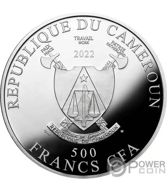 2022 Cameroon - INFLATION – Symbolic Gilded Design