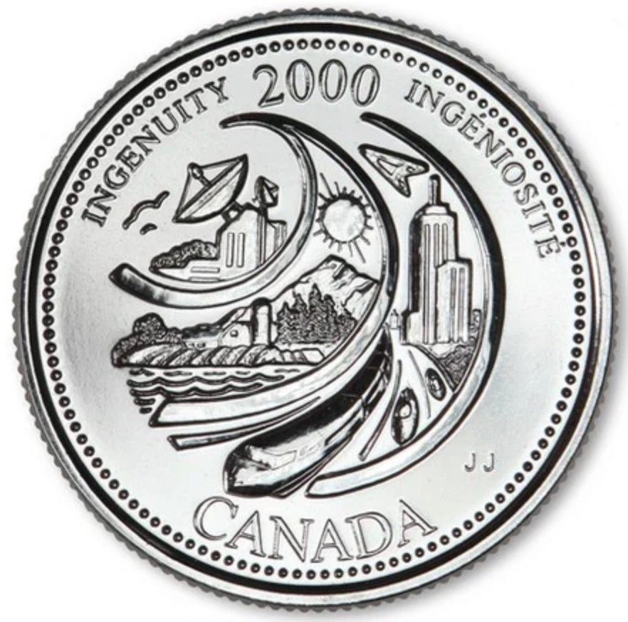 2000 Canada - 25 Cents - Millennium Quarters Series - Ingenuity