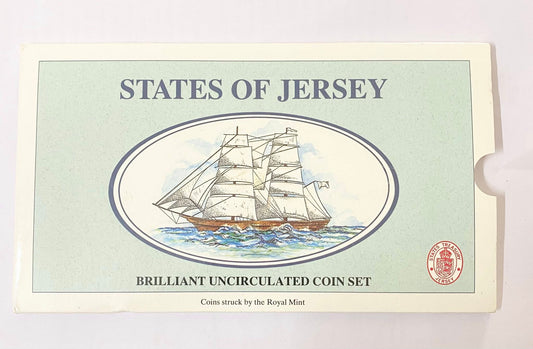 1992 Jersey - States of Jersey Brilliant UNC Coin Set