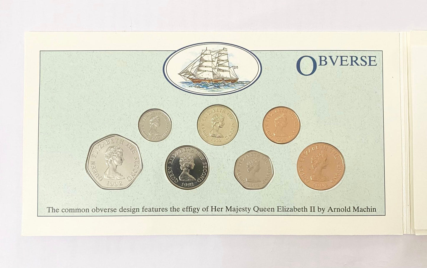 1992 Jersey - States of Jersey Brilliant UNC Coin Set