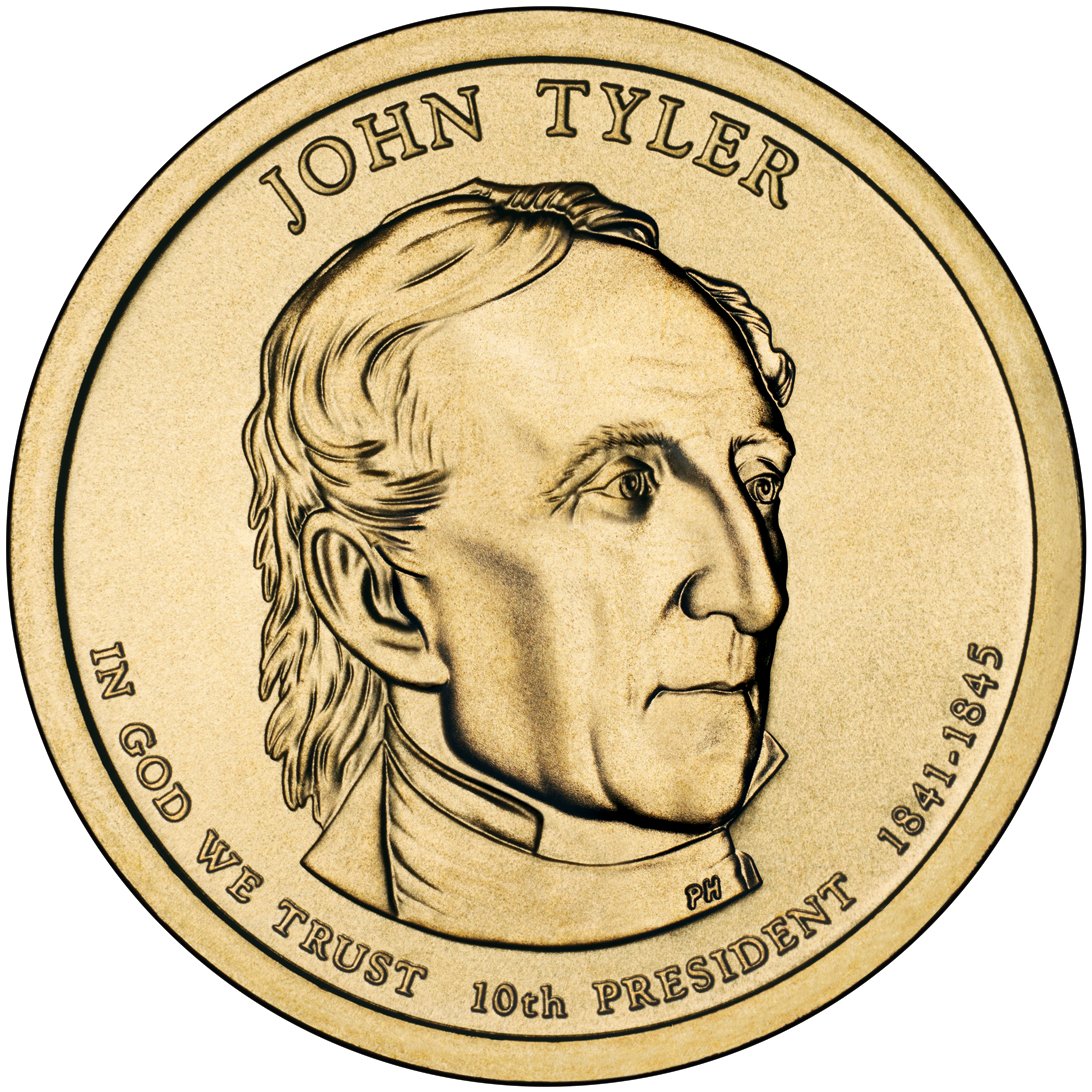 2009 USA -  Presidential Dollar Coin – John Tyler