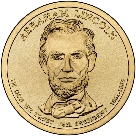 2010 USA -  Presidential $1 Coin – Abraham Lincoln