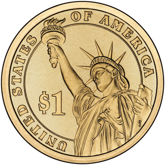 2010 USA -  Presidential $1 Coin – Abraham Lincoln