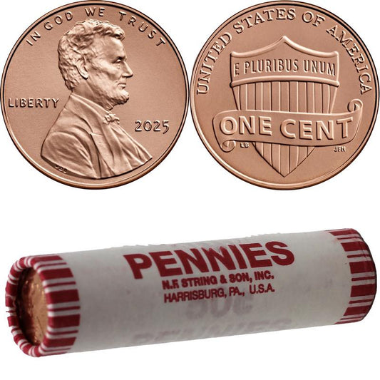 USA - Lincoln Union Shield Cent Roll - Random Year