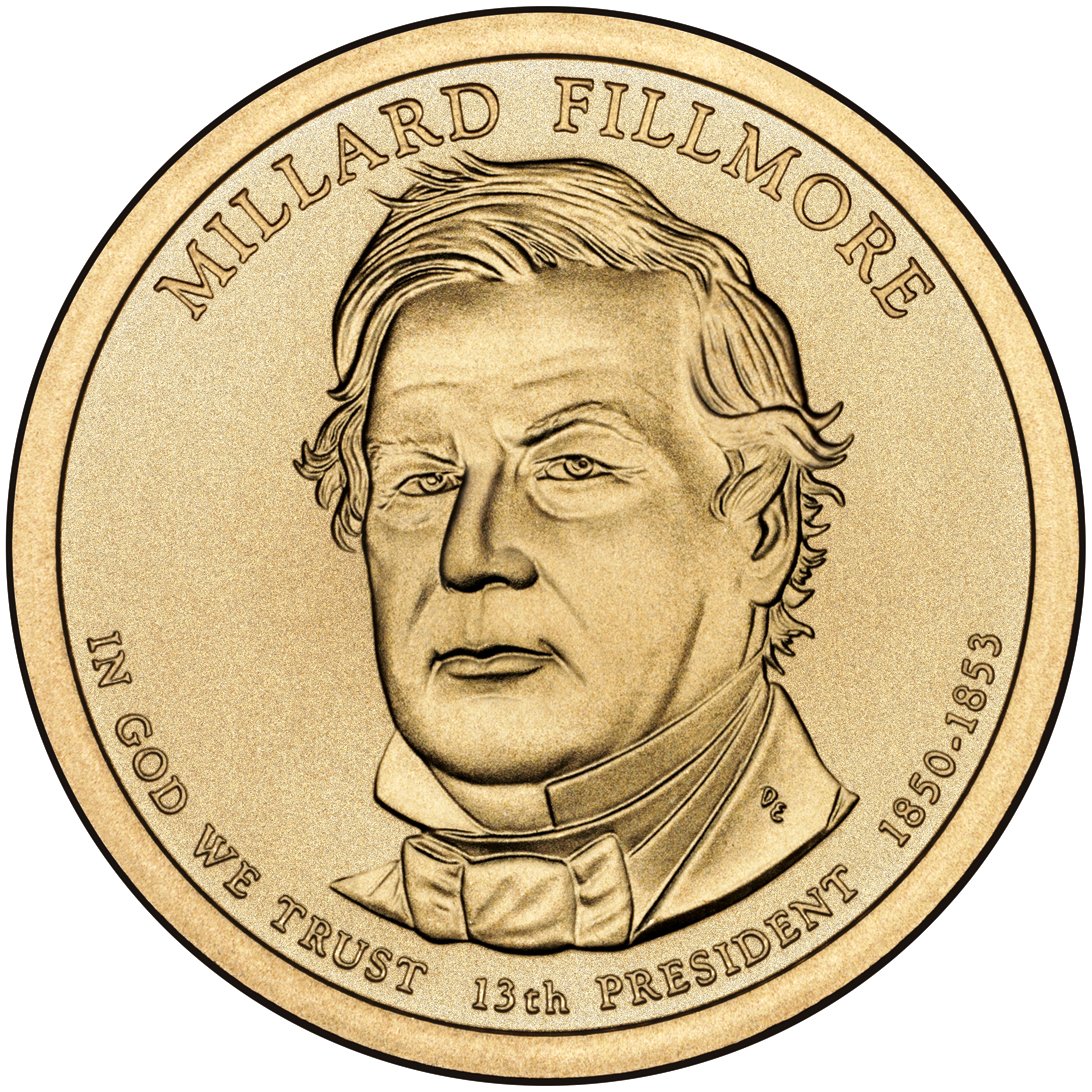 2011 USA -  Presidential Dollar Coin – Millard Fillmore