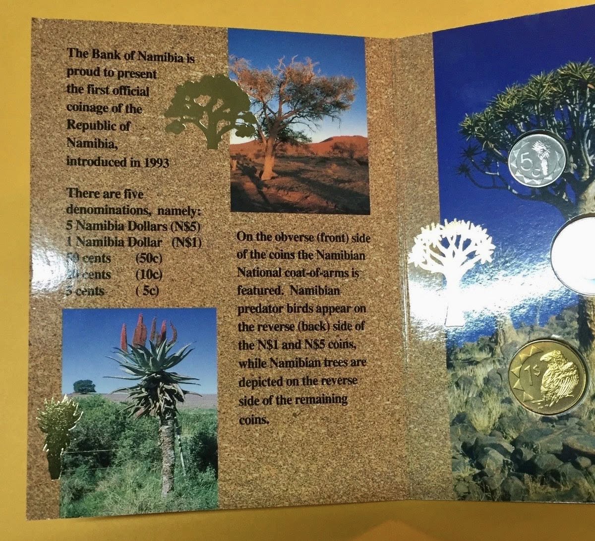 1993 Namibia – First Official Mint Set after Independence