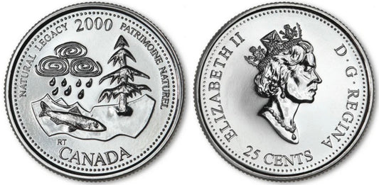 2000 Canada - 25 Cents - Millennium Quarters Series - Natural Legacy