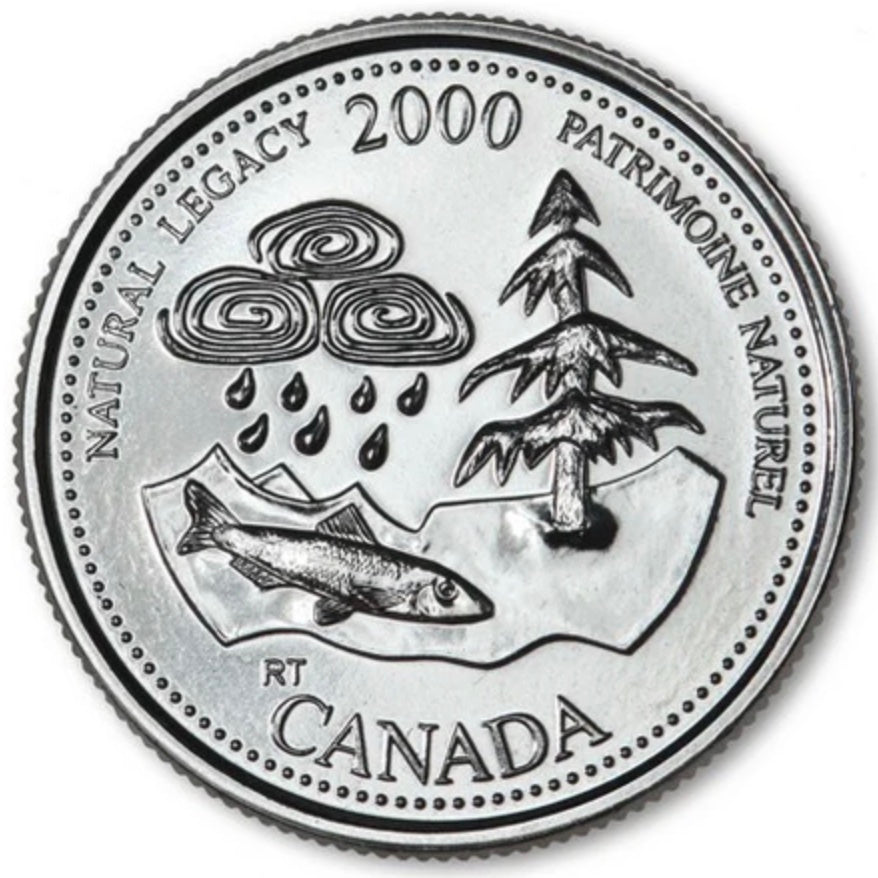 2000 Canada - 25 Cents - Millennium Quarters Series - Natural Legacy