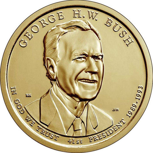 2020 USA - Presidential $1 Coin – George H.W. Bush