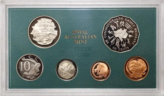 1982 Australia – 1c, 2c, 5c, 10c, 20c, 50c – Commonwealth Games