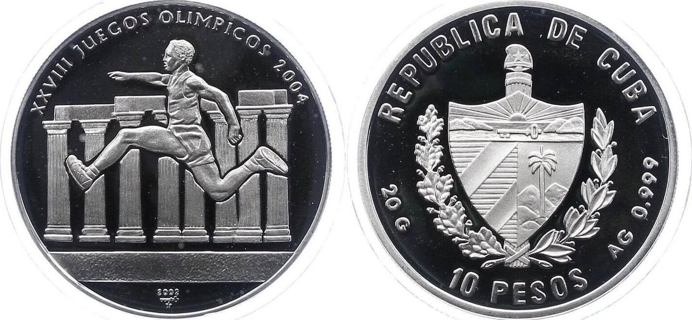 2002 Cuba – 10 Pesos - XXVIII Summer Olympic Games – Athens 2004