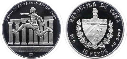 2002 Cuba – 10 Pesos - XXVIII Summer Olympic Games – Athens 2004
