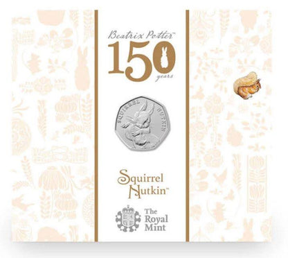 2016 United Kingdom – 50 Pence (Set of 5) - Beatrix Potter 150th Anniversary – Complete 5 Coin Set