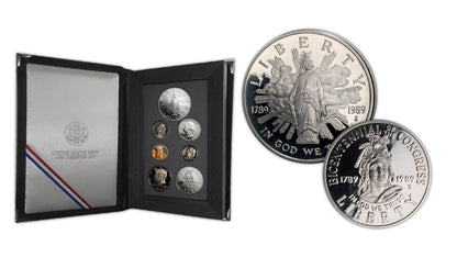1989 U.S. Prestige Proof Set – Bicentennial of U.S. Congress Silver