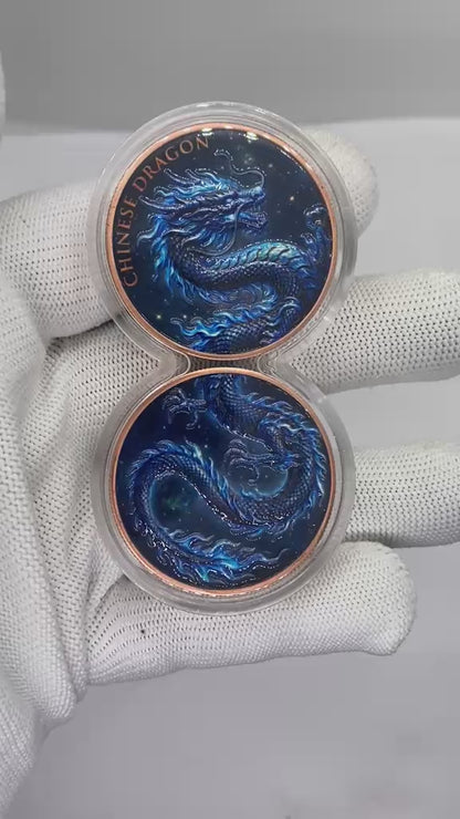 Chinese Dragon – Night Edition Infinity Copper Round Set