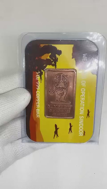 NUMISMATE – Operation Sindoor Tiger Bullion Bar