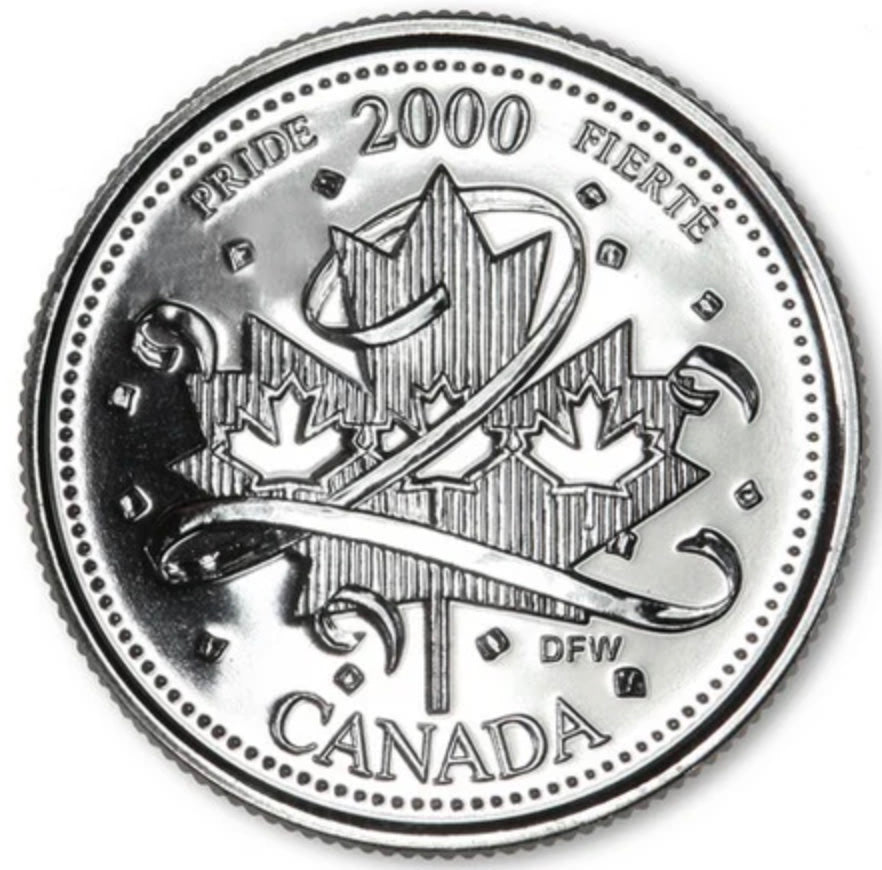 2000 Canada - 25 Cents - Millennium Quarters Series - Pride