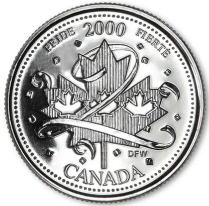 2000 Canada - 25 Cents - Millennium Quarters Series - Pride