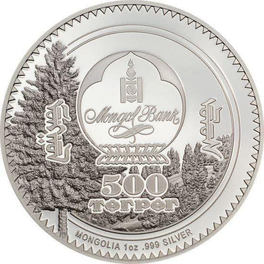2019 Mongolia - Woodland Spirits – Rabbit – High Relief Collector’s Coin