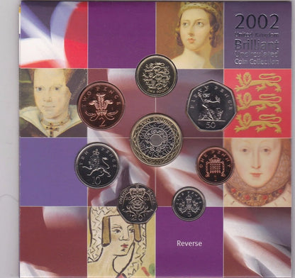 2002 UK - Brilliant Uncirculated Coin Set