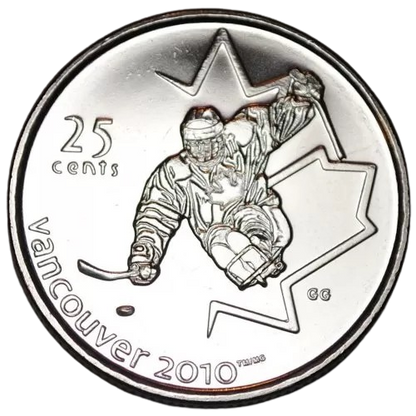 2009 Canada - 25 Cents - Vancouver 2010 Winter Olympics - Ice Sledge Hockey