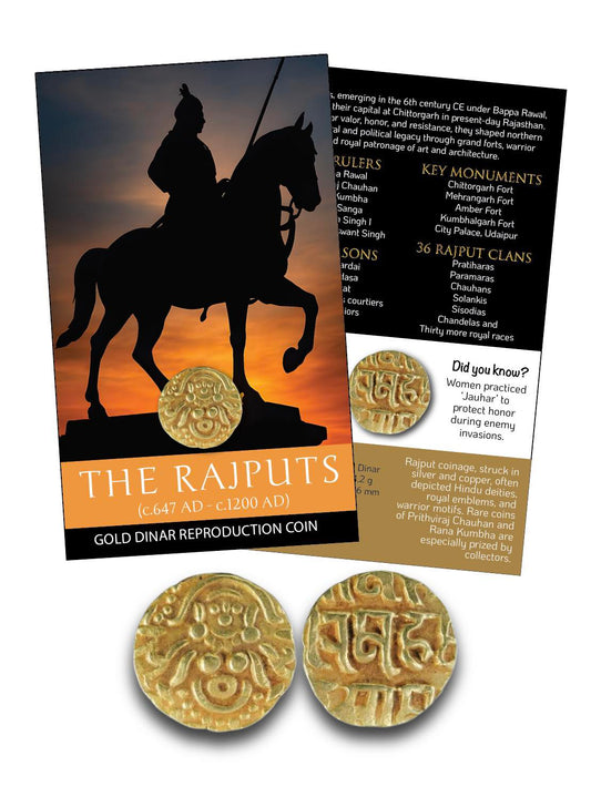 THE RAJPUTS – GOLD DINAR Reproduction Coin