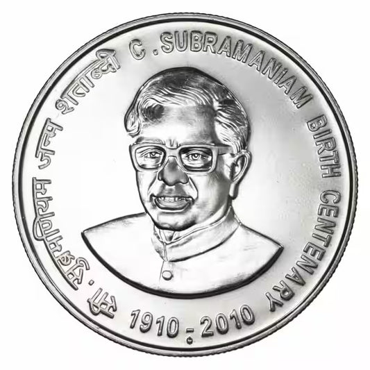 2010 India - Rs. 100 - C. Subramaniam – Birth Centenary
