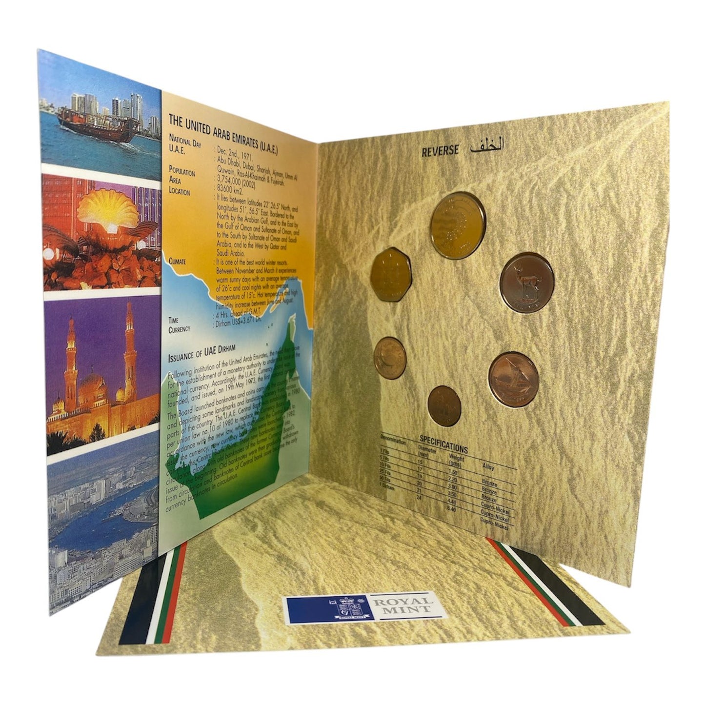 2003 United Arab Emirates - Complete Circulation Coin Set