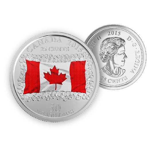 2015 Canada - 50th Anniversary of the Canadian Flag