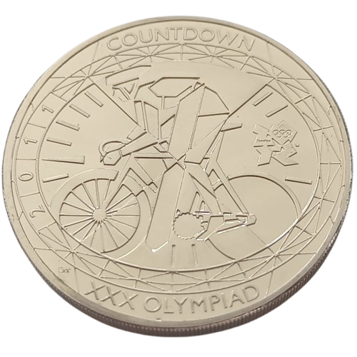 2011 United Kingdom - £5 - Countdown to London 2012 Olympics - Cycling