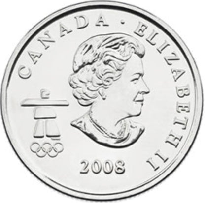 2008 Canada - 25 Cents - Vancouver 2010 Winter Olympics - Snowboarding
