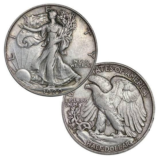 1916–1947 USA - Walking Liberty Half Dollar - Random Year