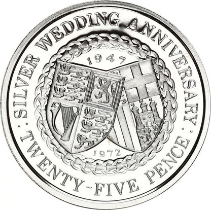 1972 Isle of Man - Silver Wedding Anniversary