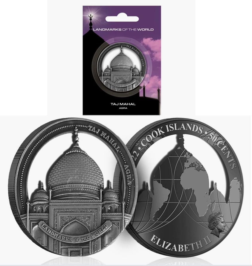 The Landmarks of The World TAJ MAHAL Commemorative Coin with